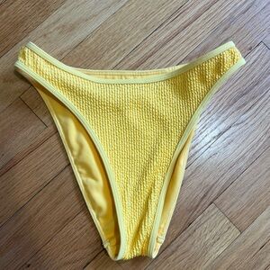 Abercrombie & Fitch Yellow Bikini Bottom
